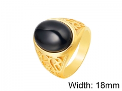 HY Wholesale 316L Stainless Steel Rings-HY0013R649