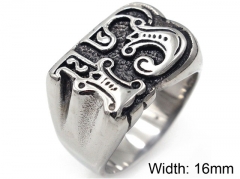 HY Wholesale 316L Stainless Steel Rings-HY0019R381