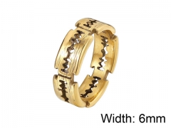 HY Wholesale 316L Stainless Steel Rings-HY0013R313