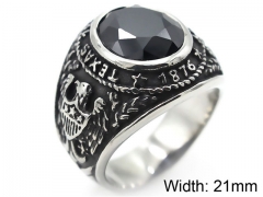 HY Wholesale 316L Stainless Steel Rings-HY0019R368