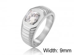 HY Wholesale 316L Stainless Steel Rings-HY0013R517