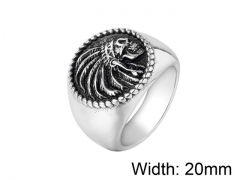 HY Wholesale 316L Stainless Steel Rings-HY0013R525