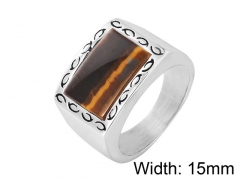 HY Wholesale 316L Stainless Steel Rings-HY0013R618