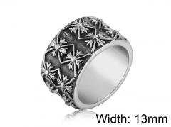 HY Wholesale 316L Stainless Steel Rings-HY0013R440