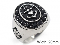 HY Wholesale 316L Stainless Steel Rings-HY0019R353