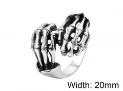 HY Wholesale 316L Stainless Steel Rings-HY0013R528