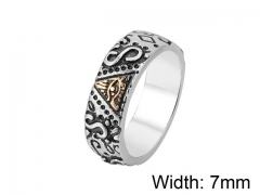 HY Wholesale 316L Stainless Steel Rings-HY0013R437