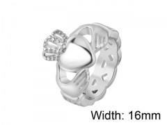 HY Wholesale 316L Stainless Steel Rings-HY0013R372