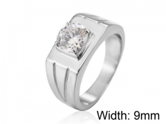 HY Wholesale 316L Stainless Steel Rings-HY0013R538