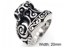 HY Wholesale 316L Stainless Steel Rings-HY0019R369