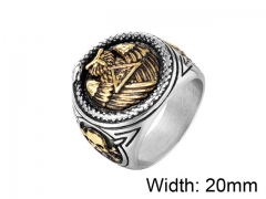 HY Wholesale 316L Stainless Steel Rings-HY0013R520