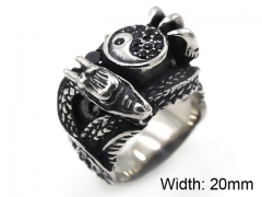 HY Wholesale 316L Stainless Steel Rings-HY0019R407