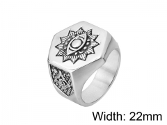 HY Wholesale 316L Stainless Steel Rings-HY0013R373