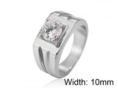 HY Wholesale 316L Stainless Steel Rings-HY0013R597