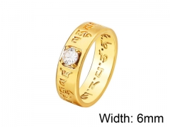 HY Wholesale 316L Stainless Steel Rings-HY0013R386