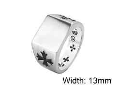 HY Wholesale 316L Stainless Steel Rings-HY0013R411