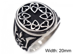 HY Wholesale 316L Stainless Steel Rings-HY0019R430