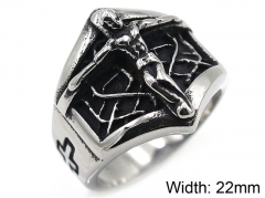 HY Wholesale 316L Stainless Steel Rings-HY0019R331