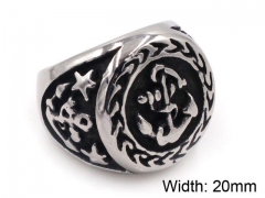 HY Wholesale 316L Stainless Steel Rings-HY0019R437