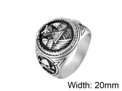 HY Wholesale 316L Stainless Steel Rings-HY0013R521