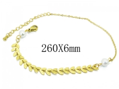 HY Wholesale stainless steel Fashion Bracelet-HY32B0174PR