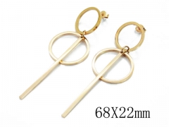 HY Wholesale 316L Stainless Steel Drops Earrings-HY91E0308HJL