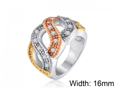 HY Wholesale 316L Stainless Steel Rings-HY0030R082