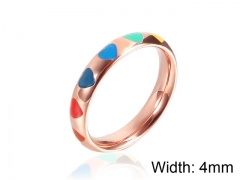 HY Wholesale 316L Stainless Steel Rings-HY0030R036