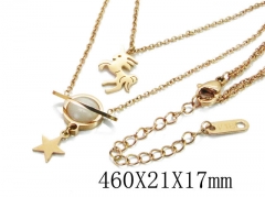 HY Wholesale| Popular CZ Necklaces-HY91N0202HJZ