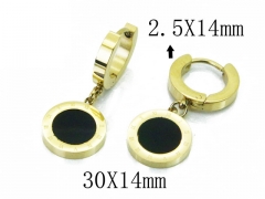 HY Wholesale 316L Stainless Steel Drops Earrings-HY24E0022HZO