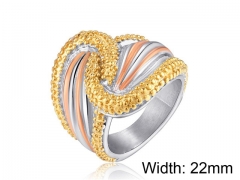 HY Wholesale 316L Stainless Steel Rings-HY0030R050