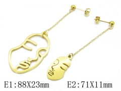 HY Wholesale 316L Stainless Steel Drops Earrings-HY91E0313HFF