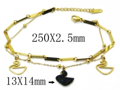 HY Wholesale stainless steel Anklet-HY80B1104HZL