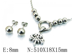 HY Stainless Steel jewelry Plant Style Set-HY91S0885PY