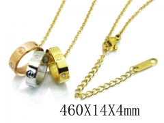 HY Wholesale Stainless Steel 316L CZ Necklaces-HY19N0121HHF