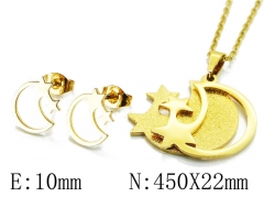 HY Wholesale 316L Stainless Steel jewelry Set-HY58S0734LA