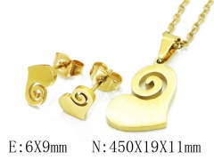 HY Wholesale 316L Stainless Steel Lover jewelry Set-HY58S0700JT