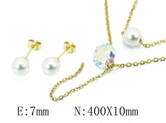 HY Stainless Steel jewelry Pearl Set-HY21S0201NX