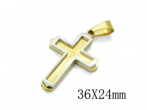 HY 316L Stainless Steel Cross Pendants-HY09P1141OA