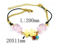 HY Stainless Steel 316L Bracelet (Bear Style)-HY64B1453HMX