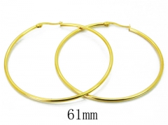 HY Wholesale Stainless Steel Hoop Earrings-HY64E0424LW