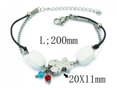 HY Stainless Steel 316L Bracelet (Bear Style)-HY64B1448HLD