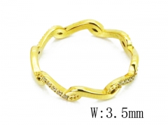 HY Wholesale 316L Stainless Steel CZ Rings-HY14R0660HEE