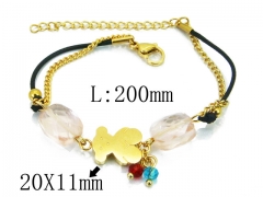 HY Stainless Steel 316L Bracelet (Bear Style)-HY64B1454HMF