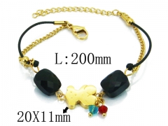 HY Stainless Steel 316L Bracelet (Bear Style)-HY64B1449HMZ