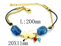 HY Stainless Steel 316L Bracelet (Bear Style)-HY64B1451HMC