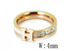 HY Wholesale 316L Stainless Steel CZ Rings-HY19R0480HWW