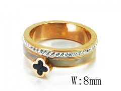 HY Wholesale 316L Stainless Steel CZ Rings-HY19R0519HHA