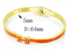 HY Wholesale 316L Stainless Steel Popular Bangle-HY19B0301HOC