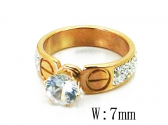 HY Wholesale 316L Stainless Steel CZ Rings-HY19R0501HHC